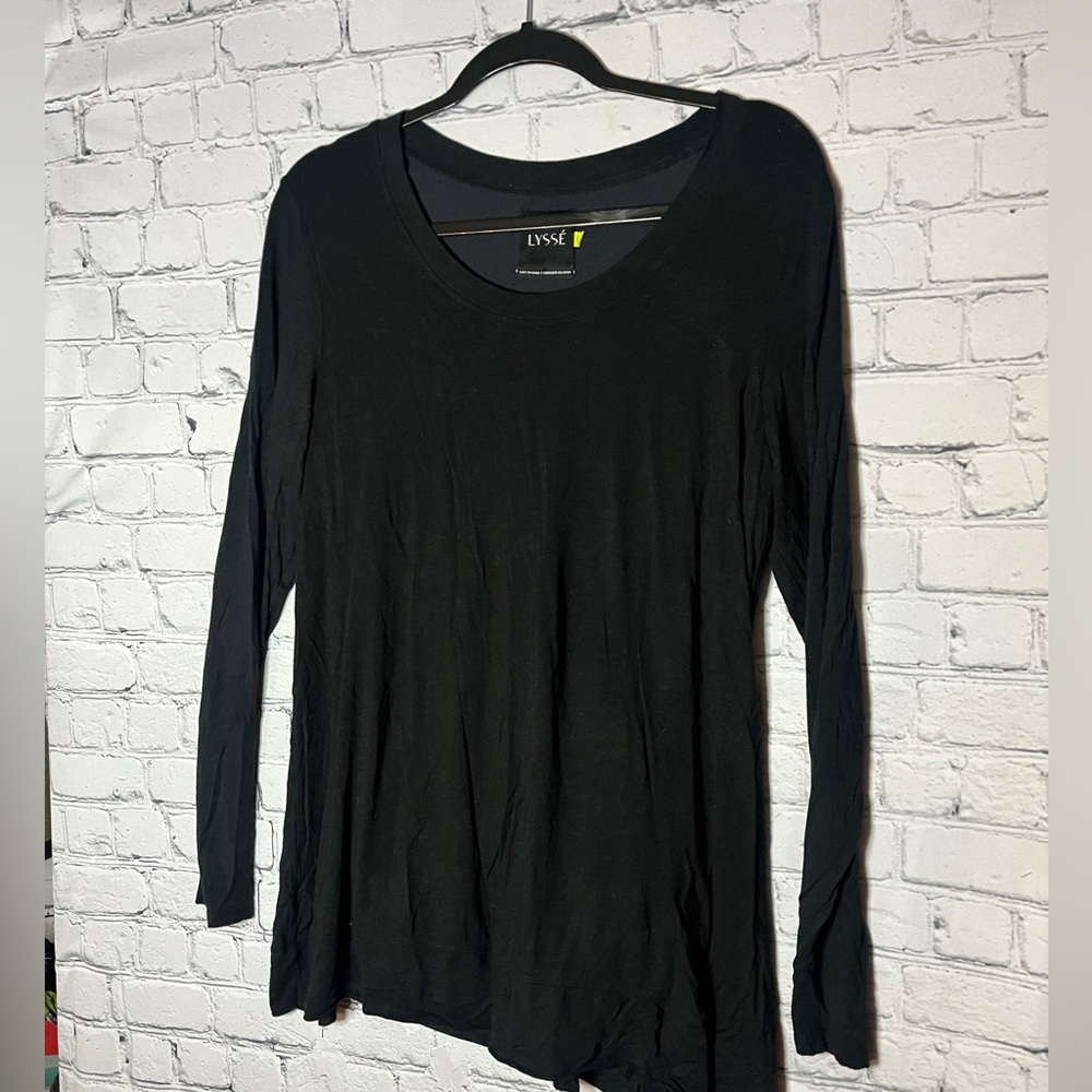 Lysse Classic Black Long Sleeve Top